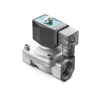 Stainless Steel Solenoid Valve For Water Treatment Units - 110 VAC - 1 Inch FNPT - Normally Closed