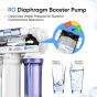 WECO HYDRA-75PMP Reverse Osmosis Drinking Water Filtration System with Booster Pump
