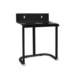 Floor Stand Bracket Black Powder Coated Steel for 4.5 Inch Diameter BB 10 Inch Tall Two Housings