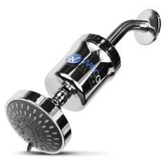 WECO Multi Stage Dechlorinating Shower Filter with Shower Head - Chrome