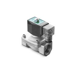 Stainless Steel Solenoid Valve For Water Treatment Units - 110 VAC - 1 Inch FNPT - Normally Closed