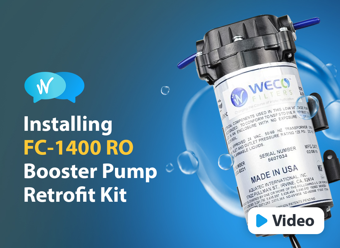 1100px x 804px - Installing FC-1400 RO Booster Pump Retrofit Kit - Video